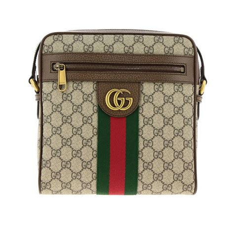 borse uomo gucci beige|GUCCI: Borsa Ophidia in tessuto GG Supreme .